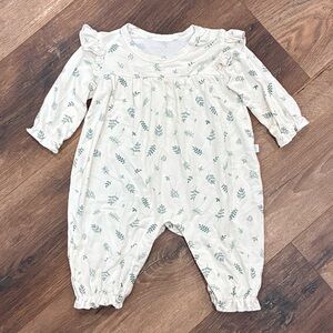 Elegant Baby Bamboo Romper One Piece 3-6m